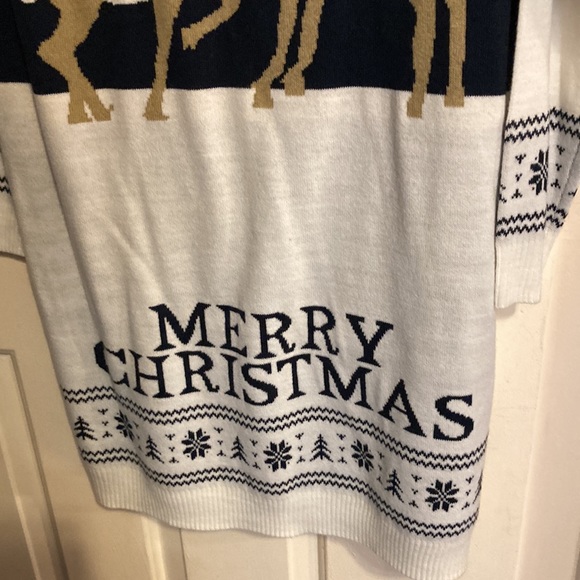 Esmara sweet Merry Christmas sweater dress size L 12/14 - Picture 3 of 6